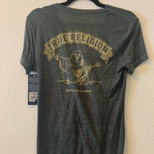 Short Sleeve V Neck True Religion